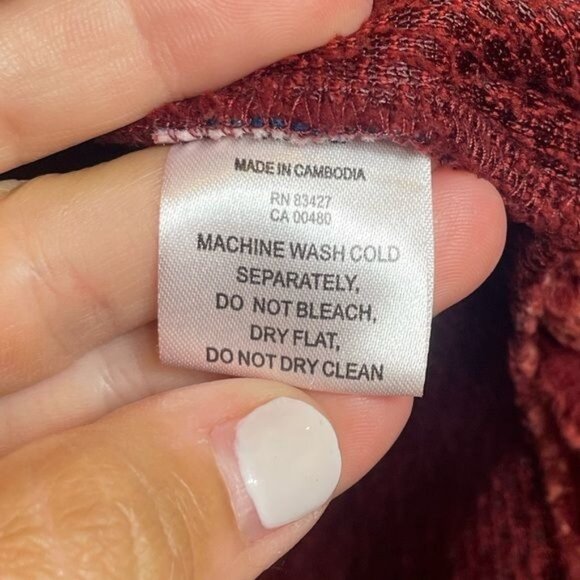 Live Oak Brand Womens Rust Red Sherpa Pullover 1/4 Zip Fleece Sweater Size 2XL - Picture 5 of 7